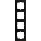 Kopp afdekraam 4-voudig - HK07 Pure mat zwart (407150007)