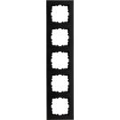 Kopp afdekraam 5-voudig - HK07 Pure mat zwart (407250000)
