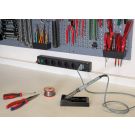 BRENNENSTUHL stekkerdoos Bremounta met schakelaar 6-voudig met randaarde 3 meter - zwart (1150650316)