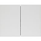 Hager 85142179 BER DRUKKNOP 2V.K.1 PWIT