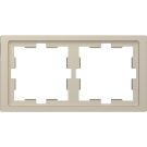 Schneider Electric D Life afdekraam 2-voudig - sahara (MTN4020-6533)