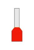 Newlec adereindhuls geïsoleerd 1,0mm2 rood - per 500 stuks (HPCE1.0RED)