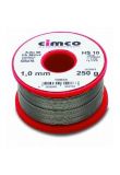 Cimco draadsoldeer met harskern tin/lood/koper 60/38/2 diameter 1mm rol 100gr (150052)