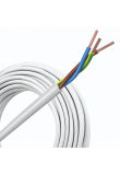 Helukabel VMVL (H05VV-F) kabel 3x1mm2 wit per rol 100 meter