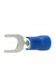 KLEMKO geïsoleerde vorkkabelschoen M5 voor 1,5-2,5 mm2 PVC - blauw per 100 stuks (100700)