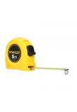 Stanley rolbandmaat rolmaat met stop 5m 19mm geel met clip (0-30-497)