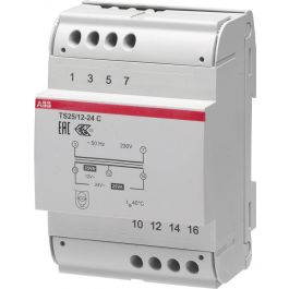 Intact ziek bovenste ABB Systeemcomponenten beltrafo 25VA 4 M TS 25/12-24C t.b.v. Ring deurbel en Nest Hello systemen | Elektramat Intact ziek bovenste ABB Systeemcomponenten beltrafo 25VA 4 M TS 25/12-24C t.b.v. Ring deurbel en Nest Hello systemen | Elektramat