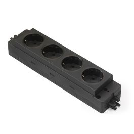 Krachtig Vermindering horizon Bachmann contactblok Type910 4x stopcontact, GST in- & uitgang - zwart  (79.55.003) | Elektramat