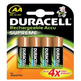 Postbode Oppervlakte vertaler Duracell oplaadbare batterijen Ultra AA 1,2V - verpakking 4 stuks (D057043)  | Elektramat