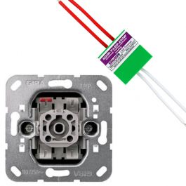 Kunstmatig jury Manoeuvreren Gira set impulsschakelaar + shuttle dimmer LED/halogeen 250W | Elektramat Kunstmatig jury Manoeuvreren Gira set impulsschakelaar + shuttle dimmer LED/halogeen 250W | Elektramat
