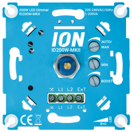 amplitude Plakken Lastig iONLED universele LED dimmer 0.3- 200W (ID200W-MKII) | Elektramat