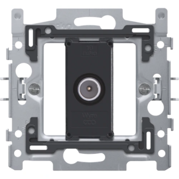 Niko TV coax aansluiting sokkel met klauwbevestiging (170-09122)