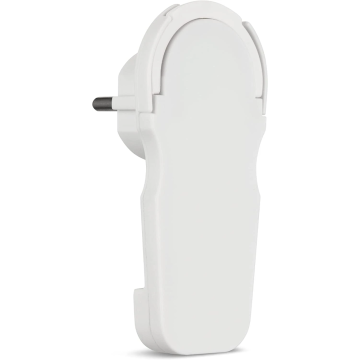 REV Ritter stekker extra plat haaks - wit (0018260100)