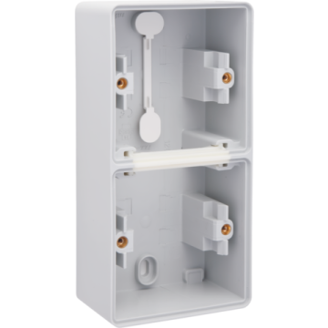 Niko opbouwbak 2-voudig - New hydro grijs (700-83201)