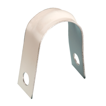 JMV zadel  19-20mm U model  - wit per 350 stuks (100061)