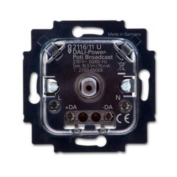 ABB Busch-Jaeger power potentiometer voor lichtregelsysteem inbouw broadcast - dali (2116/11 U)