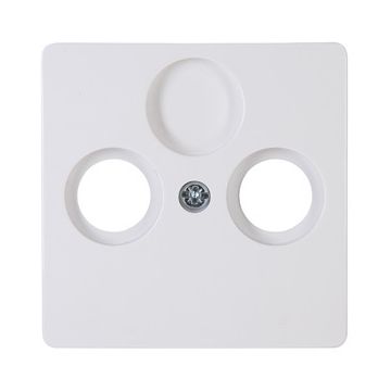 Kopp HK05 centraalplaat tv/fm wit