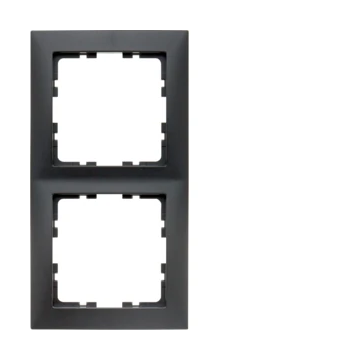 Hager Hager afdekraam 2-voudig - S.1 antraciet mat (10129949)