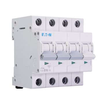 Eaton installatieautomaat B16 3-fase (3P+N) 6kA (242992)