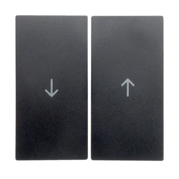 Hager Berker bedieningswip 2-voudig aan/uit met pijlsymbolen - S.1/B.3/B.7 antraciet mat (16251606)