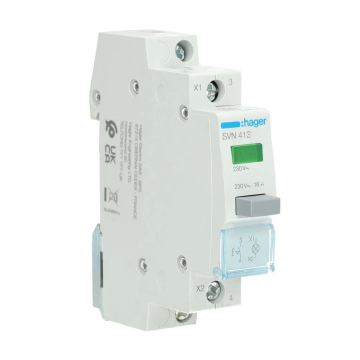 Hager drukknopschakelaar 1 maakcontact 16A 230V (SVN413)