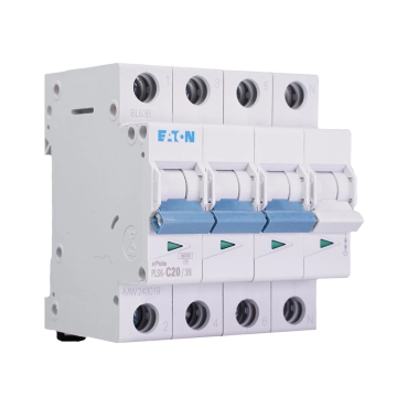 Eaton installatieautomaat C20 3-fase (3P+N) 6kA (243019)