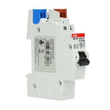 ABB Installatiedozen en -kasten installatieautomaat B16 1-fase (1P+N) 6kA voor busboard (1SPF006906F0115)