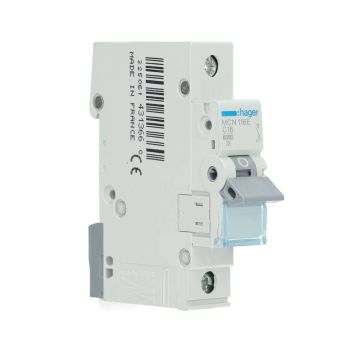 Hager Installatieautomaat 1-polig 16A C-kar 6kA (MCN116E)