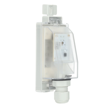 Hager lichtsensor opbouw voor schemerschakelaar en digitale tijdklok (EEN003)