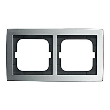 ABB Busch-Jaeger afdekraam 2-voudig - Solo chroom glans (1722-80G)