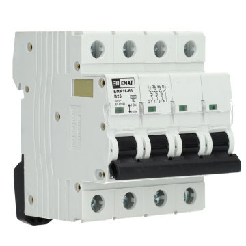 EMAT installatieautomaat B25 3-fase (3P+N) 10kA (85004008)
