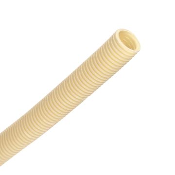 Frankische flexibele buis 19mm - crème per rol 20 meter