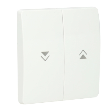 Kopp HK05 bedieningswip met pijlen opdruk 2-voudig wit