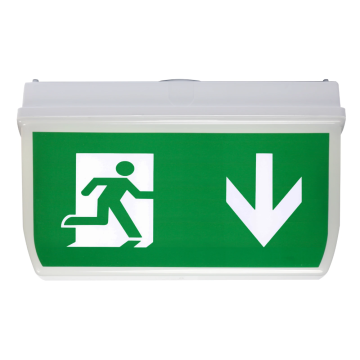 DecaLED afdekkap opaal hangend voor noodverlichting