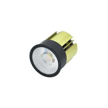 INTERLight inbouwspot rond zwart 8W 650lm warm wit 2700K incl driver (IL-MCT836K27C)