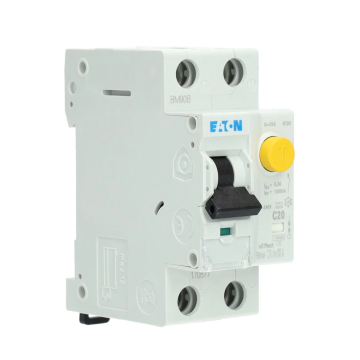 Eaton aardlekautomaat 1-polig+nul 20A C-kar 300mA (FRBMM-C20/1N/03-A)
