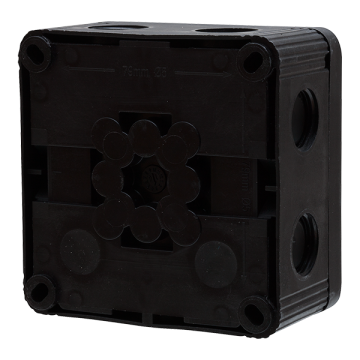 Wiska kabeldoos 7-voudige invoer IP67 met 3x M20 wartel - zwart (10105978)