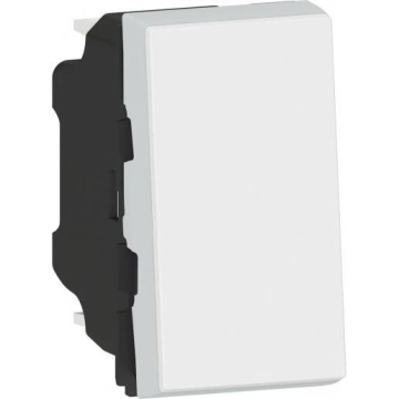 Legrand Mosaic easyledwipschakelaar wissel 10A 250V 1 module met steekklemmen - wit (077001L)
