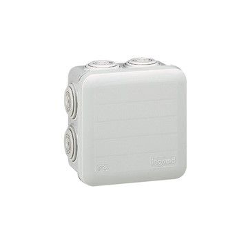 Legrand PLEXO aftakdoos IP55 7 kabelinvoeren membraan schroefdeksel 105x105x55mm wit (92023)