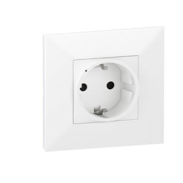 Legrand geconnecteerde schuko stopcontact 16A - Valena Next with Netatmo Wit Opaal (741811)
