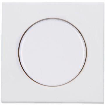 Kopp centraalplaat met knop voor draaidimmer - HK07 mat wit (490632006)