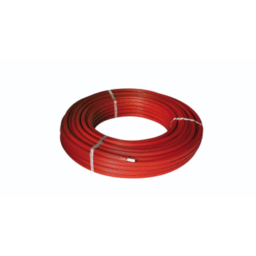 Henco meerlagenbuis met isolatie 10mm rood alupex systeembuis 26mm x 3,0mm - op rol 25 meter (25-ISO9-26-RO),,
