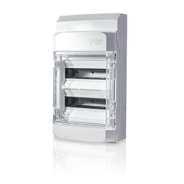 f-tronic NEPTUN waterdichte groepenkast 2-rijen 24 modules IP65 (7270002)