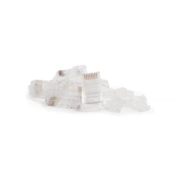 RJ45 connector CAT6 unshielded - alleen voor soepele kern - per 10 stuks (DC-RJ45-UTP6-10PCE)