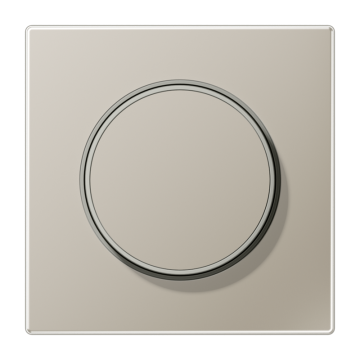 JUNG afdekking voor draaidimmer - LS range edelstaal (ES1740)