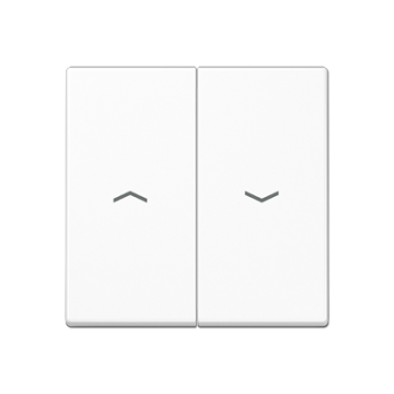 JUNG bedieningswip met pijlsymbolen - A550/A FLOW sneeuwwit mat (A595PWWM)