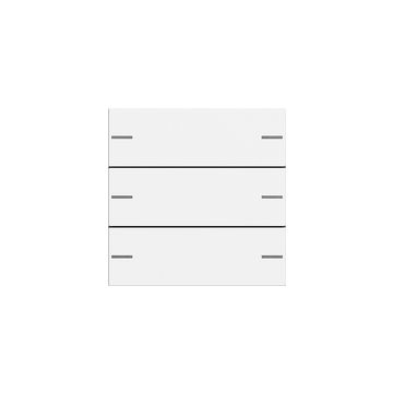 Gira bedieningswip 3-voudig voor tastsensor 4 - Systeem 55 zuiver wit mat (575327)