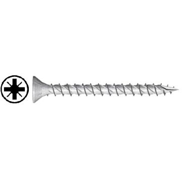 JET-FAST spaanplaatschroeven PZ2 pozidrive 3.5x35mm voldraad - per 500 stuks (11335X35N)