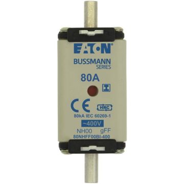 Eaton Bussmann Low Voltage Smeltpatroon (mes) NH00 Combikenmelder 80A (80NHFF00BI-400)