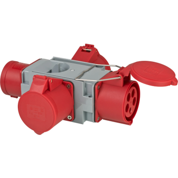 BRENNENSTUHL CEE-adapter stroomverdeler 32A 5-polig 400V IP44 (1081670)